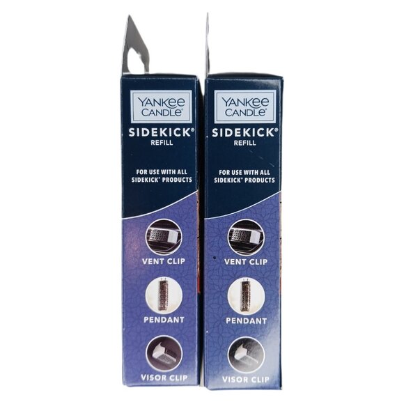 Yankee Candle Side Kick Refill Spiced Pumpkin Lot of 2 Single Refill Boxes - Picture 2 of 5